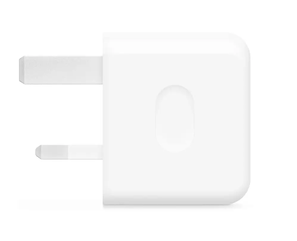 شارژر دیواری 40 وات اپل مدل Dynamic، اتصال سه پین، درگاه خروجی USB-C، دارای قابلیت شارژ سریع
