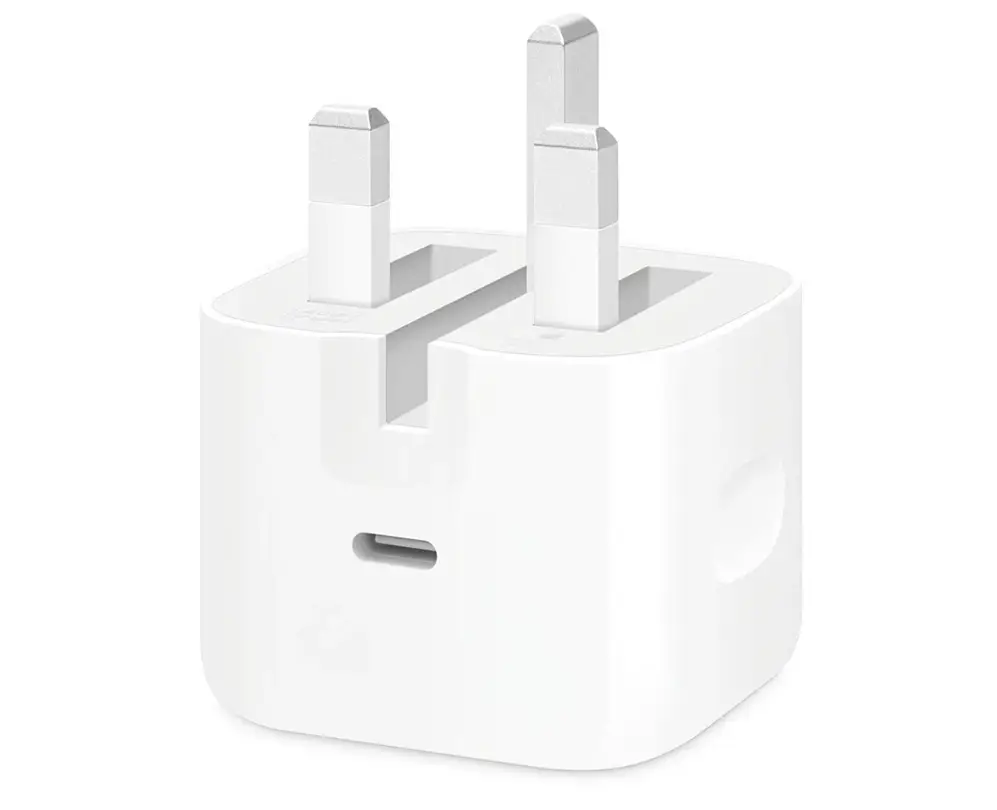 شارژر دیواری 40 وات اپل مدل Dynamic، اتصال سه پین، درگاه خروجی USB-C، دارای قابلیت شارژ سریع